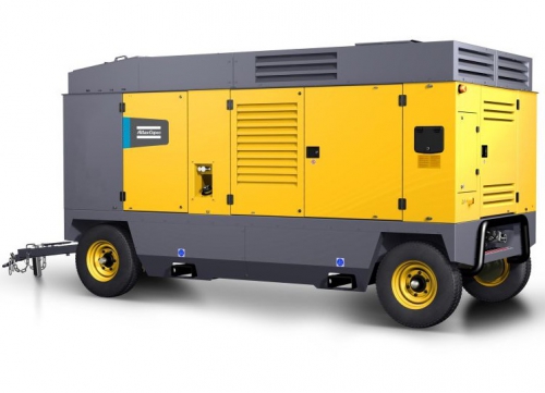 Дизельный компрессор Atlas Copco X 1300 на шасси